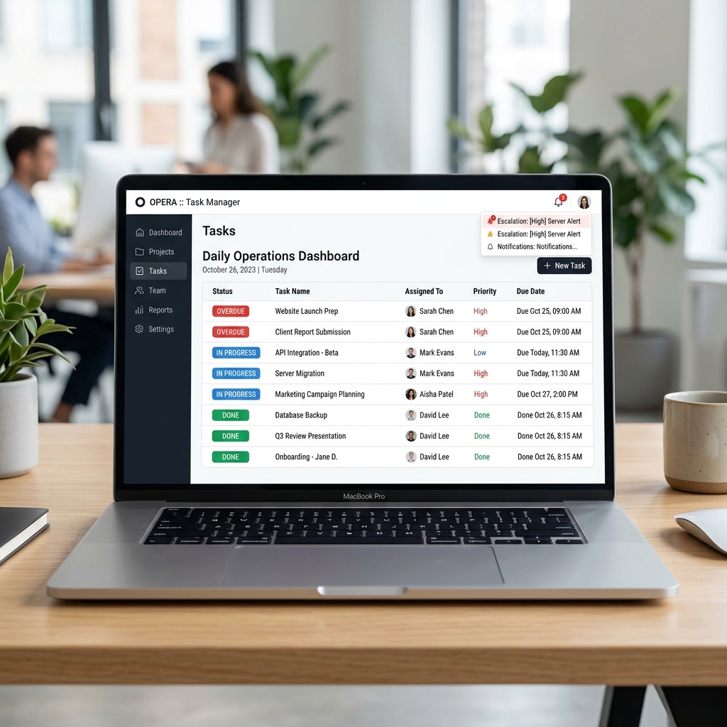 Alert Management Interface